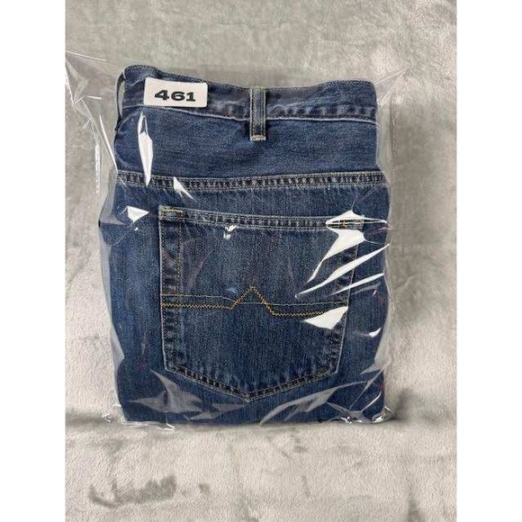 Urban Pipeline Mens Jeans 38 30 Relaxed Bootcut Dark Wash Denim Pants - Picture 8 of 8